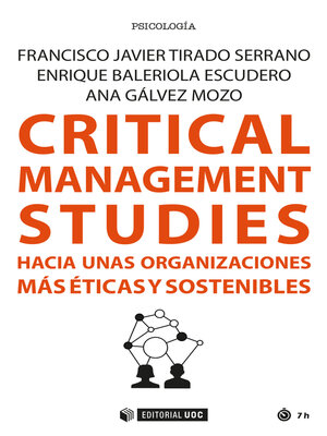 cover image of Critical Management Studies